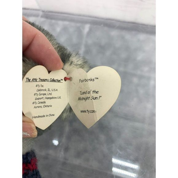 Ty Beanie Babies Fairbanks Land of‎ the Midnight Sun 1993 Plush Stuffed Bear - Picture 5 of 7